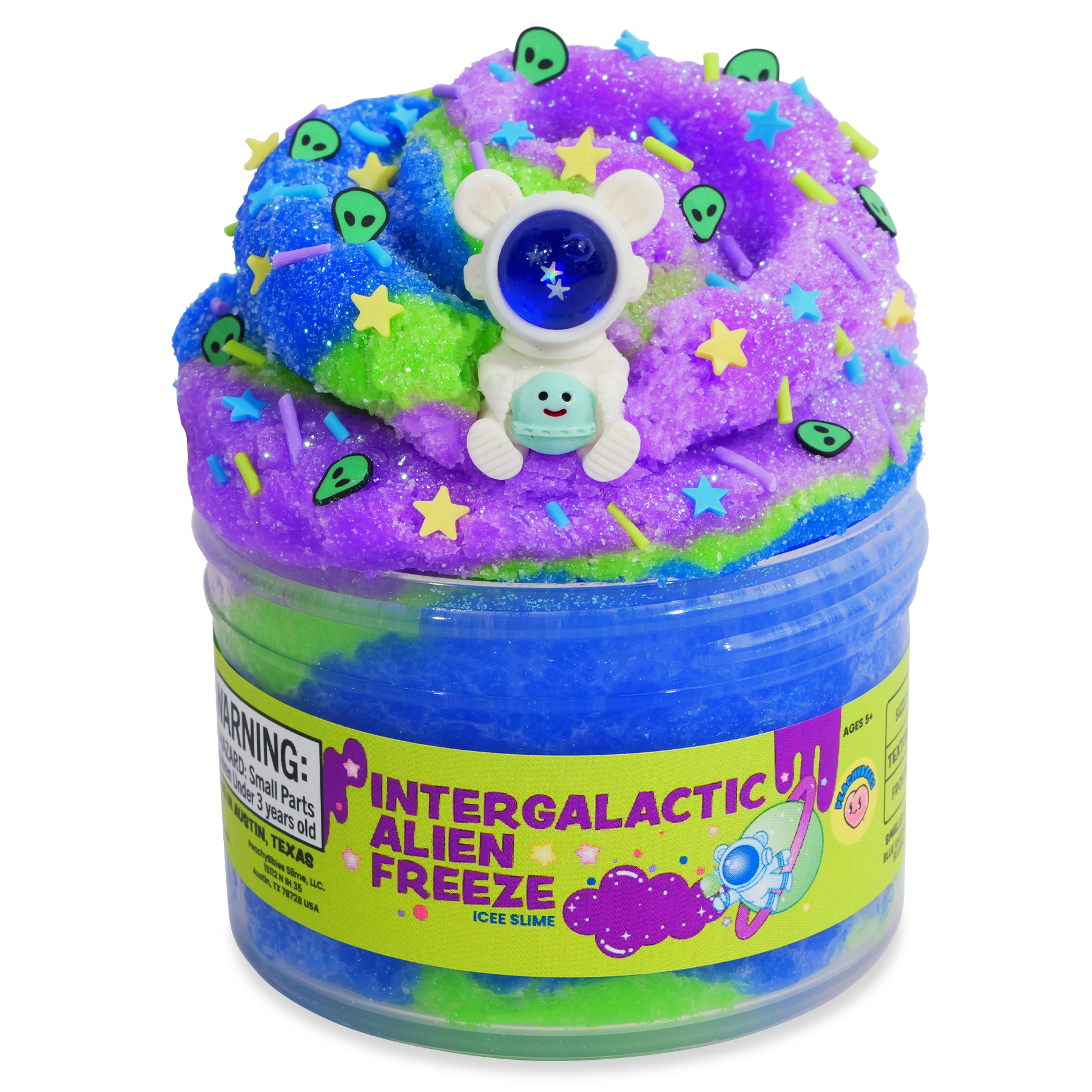 PeachyBbies 7 oz Intergalactic Alien Freeze Slime