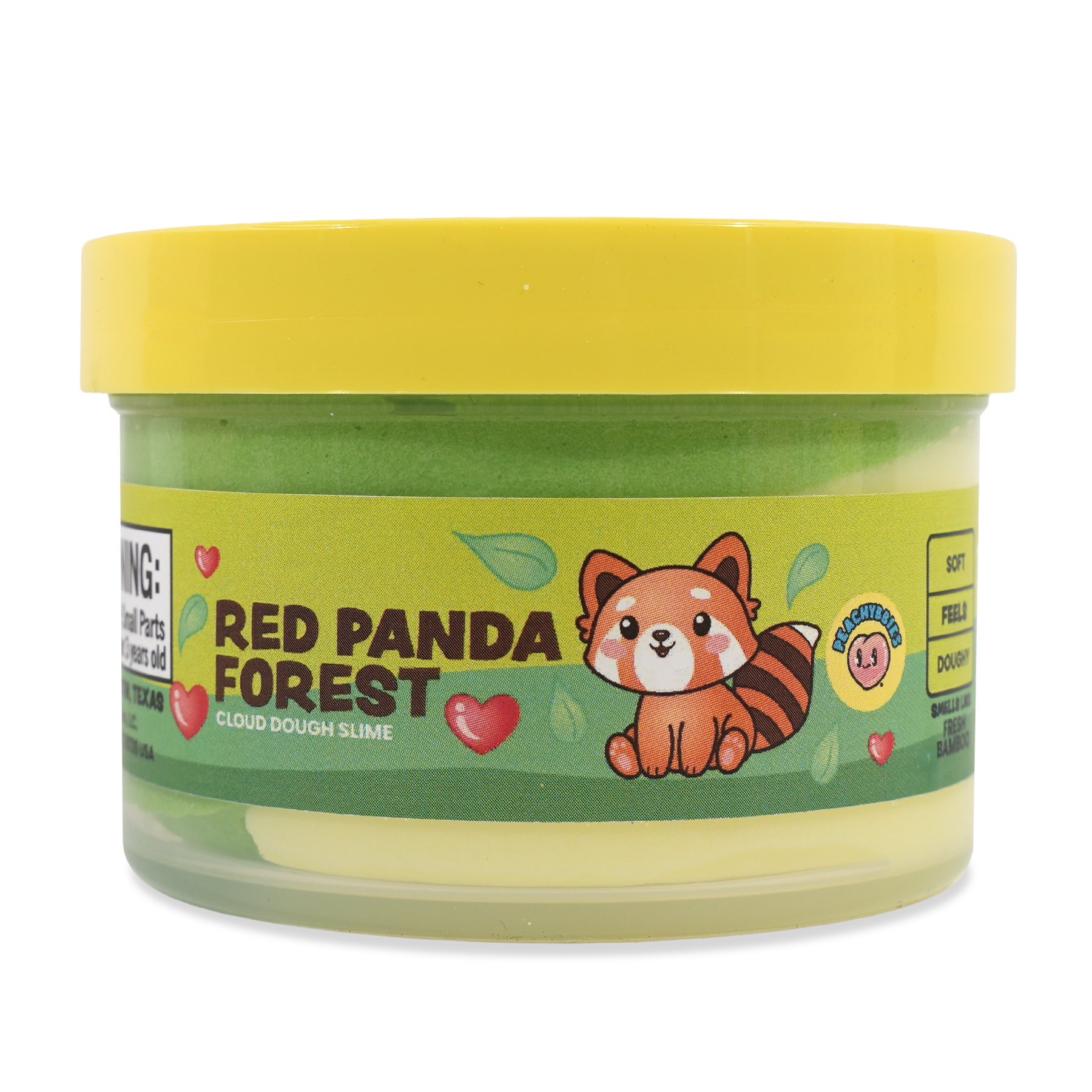 PeachyBbies 7 oz Red Panda Forest Slime