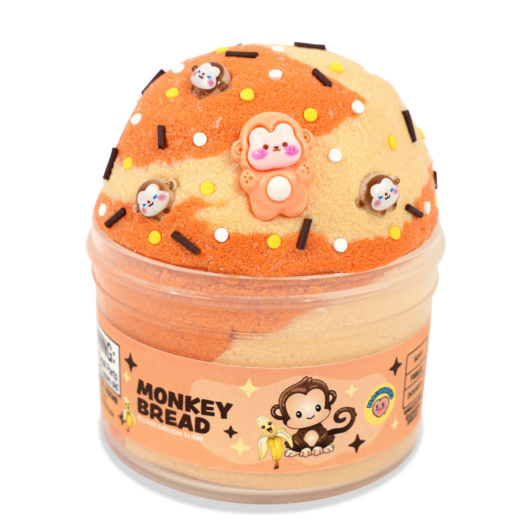 PeachyBbies 7 oz Monkey Bread Slime