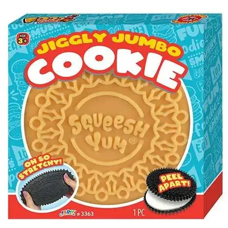 Ja-Ru 5 Inch Foodie Fusion Jumbo Jiggly Cookie Gummy Squishy Toy - Assorted