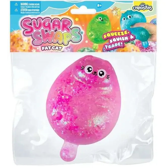 ORB 3.5 Inch Sugar Swaps™ Fat Cat Squishy Sensory Toy - Assorted