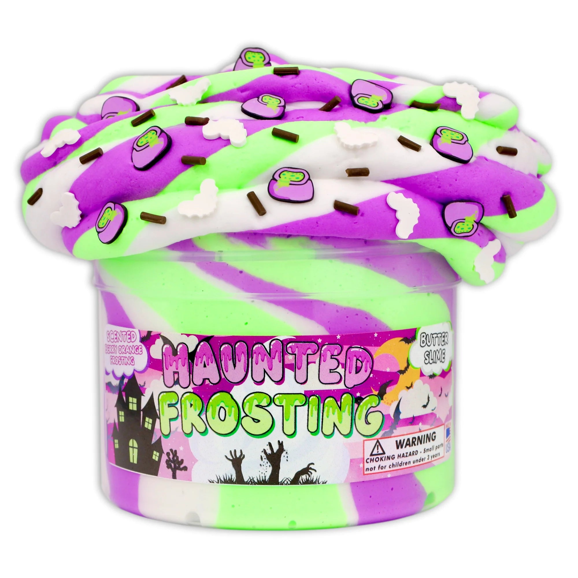 Dope Slimes 8 oz Haunted Frosting Halloween Slime