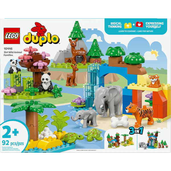 LEGO® DUPLO® 3 in 1 Wild Animal Families 10446