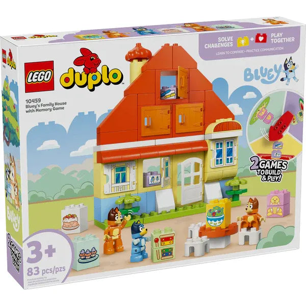 LEGO®  Bluey's Family House with Memory Game 10459