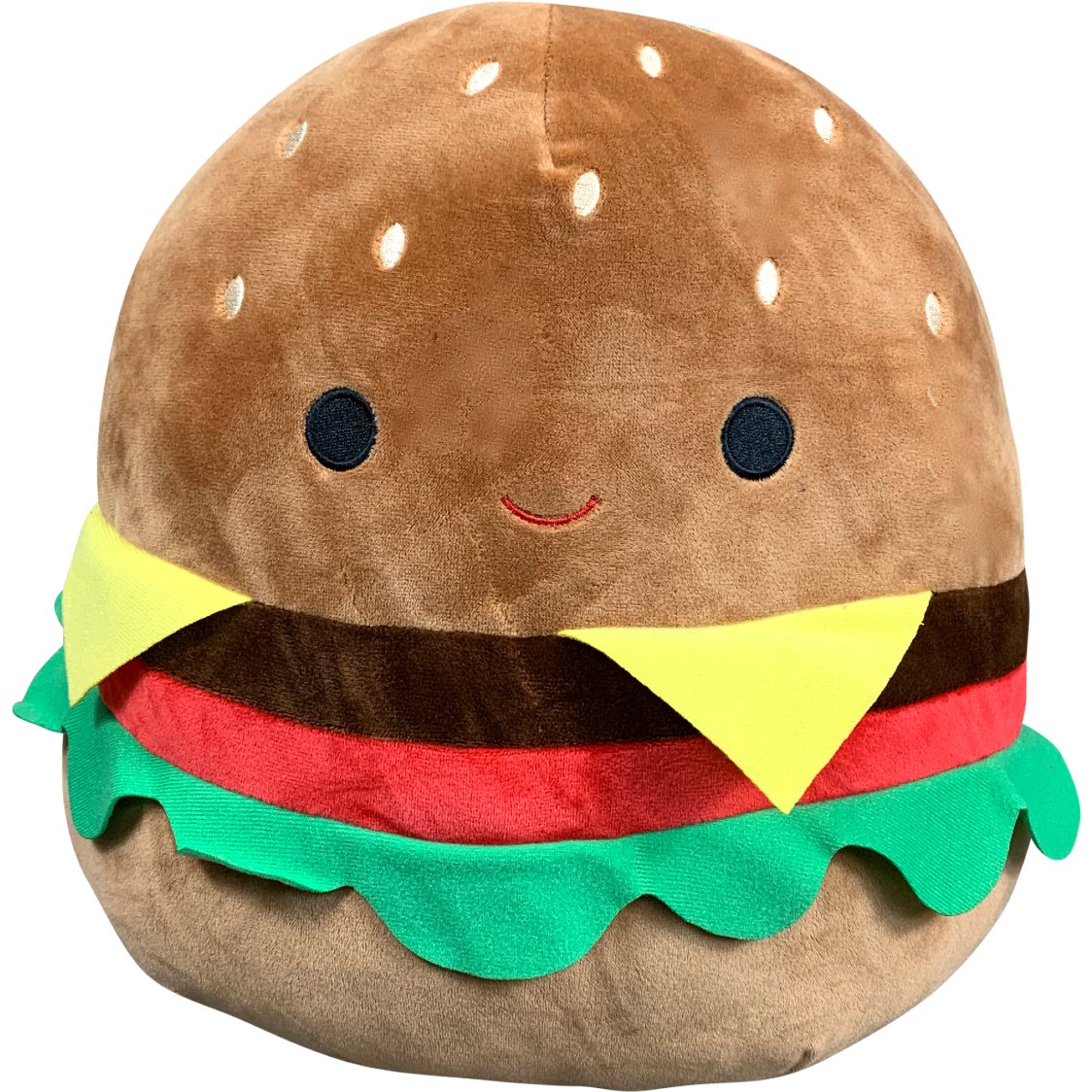Squishmallow 14 Inch Carl the Cheeseburger Plush Toy - Owl & Goose Gifts