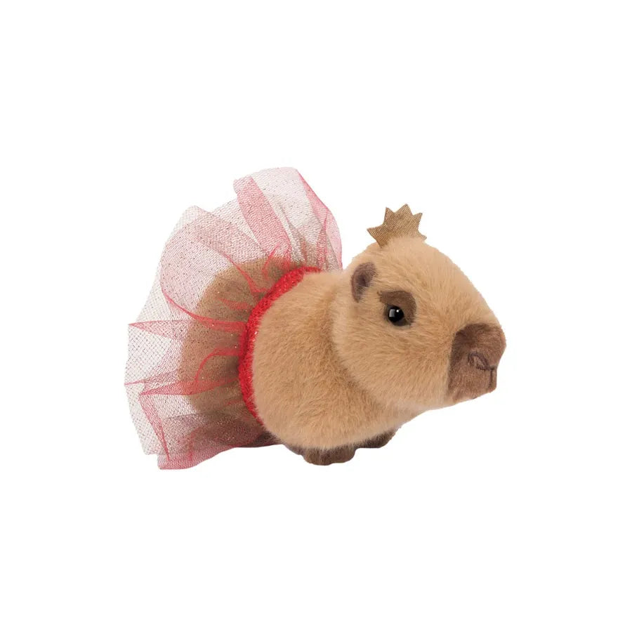 Douglas 7 Inch Holiday Capybara w/Tutu Plush Toy
