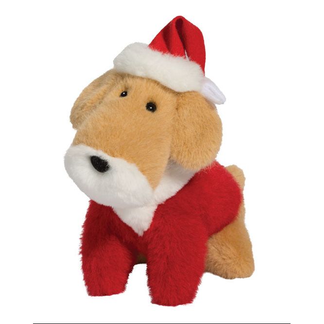 Douglas 8 Inch Santa Dog Muzzle Holiday Plush Toy
