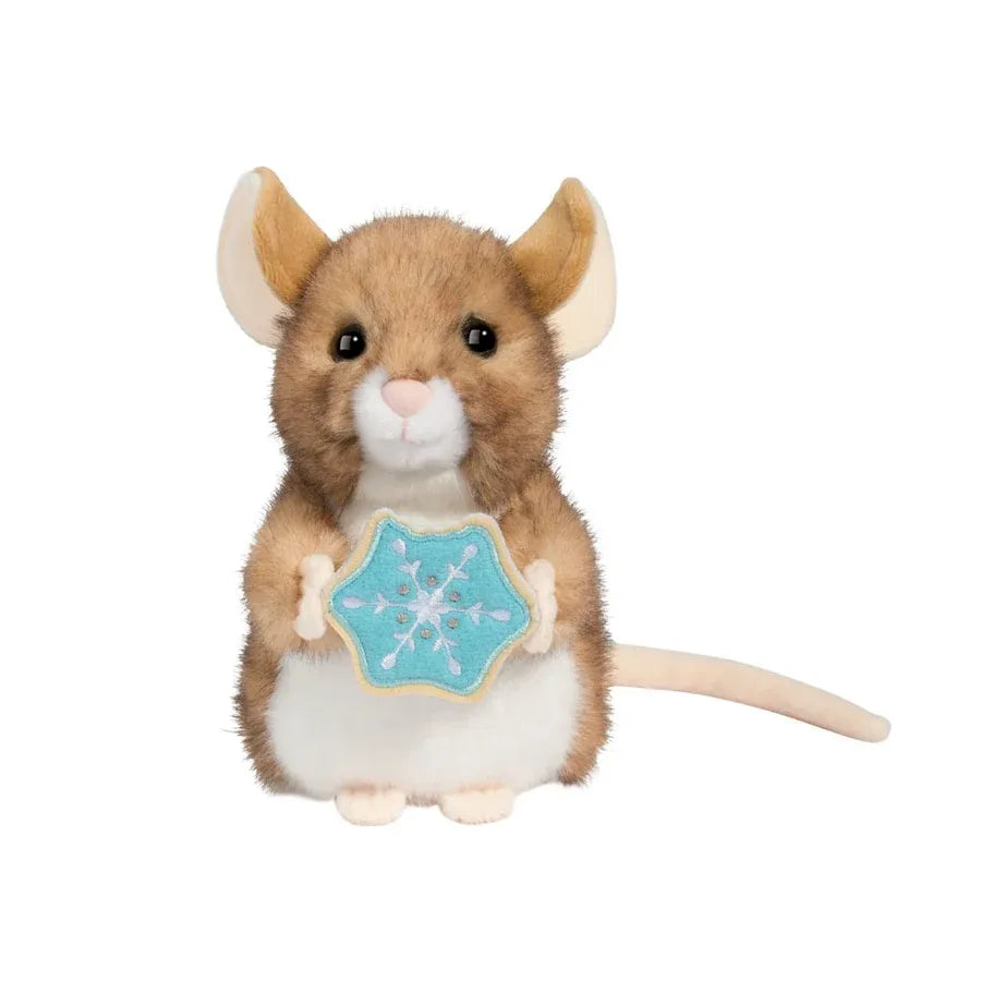 Douglas 6 Inch Mazel the Mouse with Cookie Holiday Plush Toy
