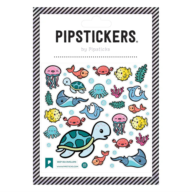Pipsticks Deep Sea Dwellers Sticker Sheet