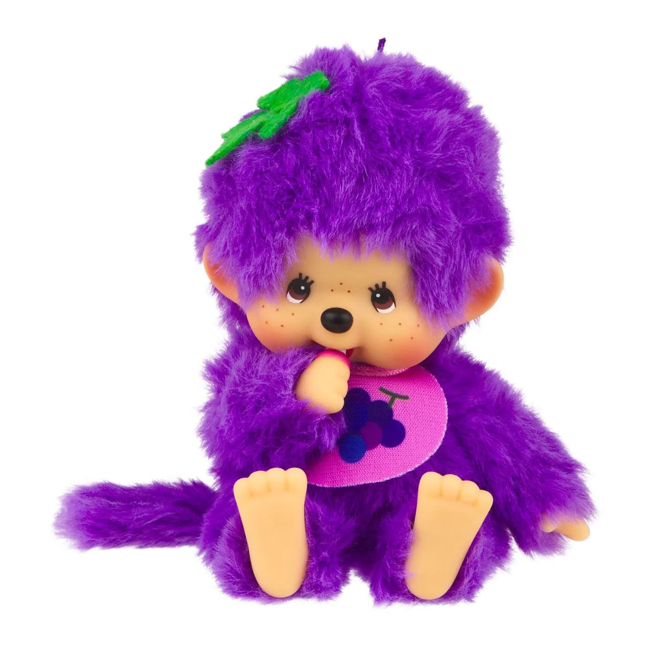 Monchhichi 5.5 Inch Fruit Colors Grape Purple Plush Doll Toy