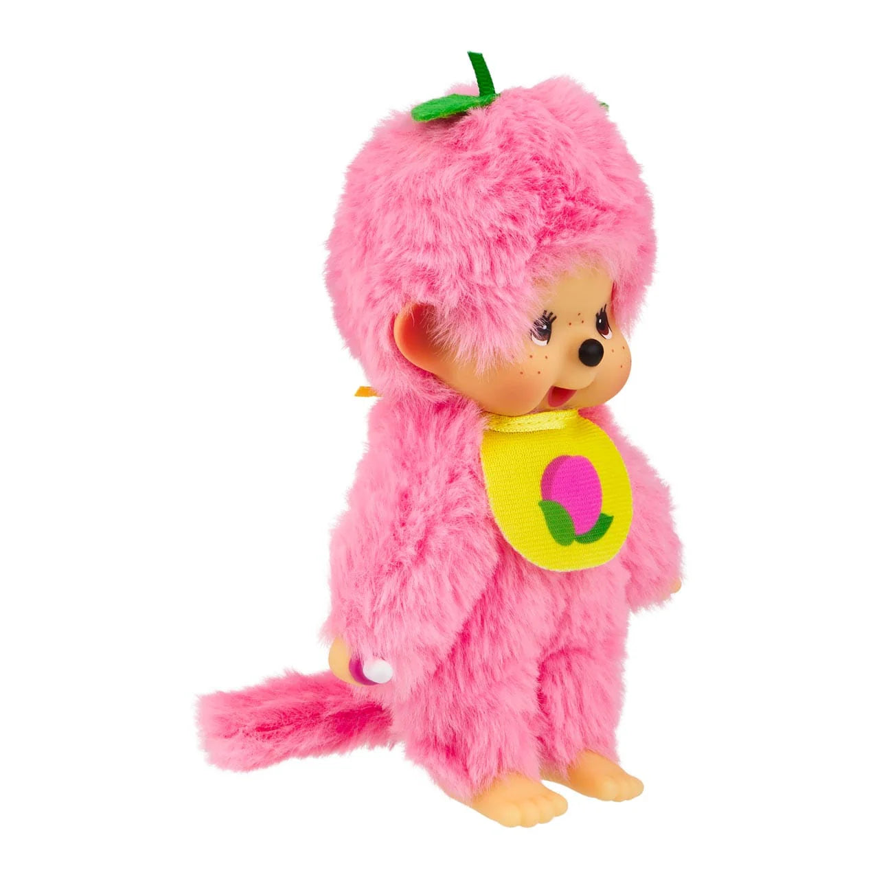 Monchhichi 5.5 Inch Fruit Colors Peach Pink Plush Doll Toy