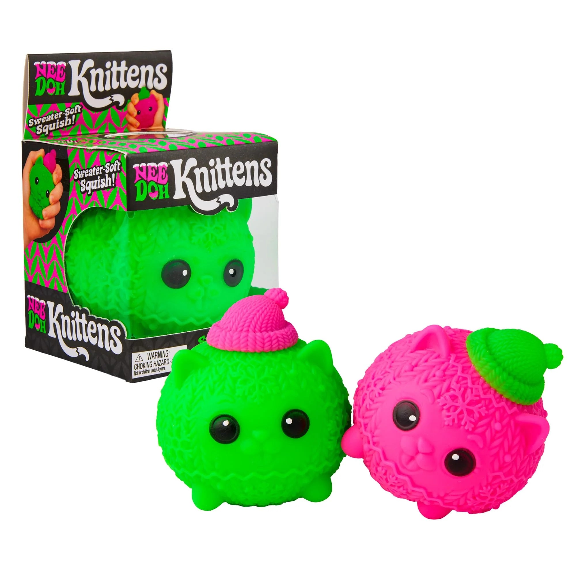 VIP Nee Doh Knittens 2.5 Inch Squish Ball Fidget Toy