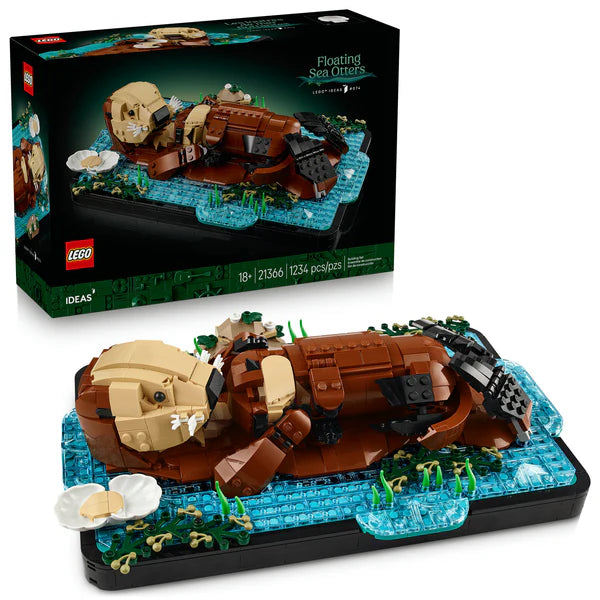 LEGO® Ideas Floating Sea Otters 21356