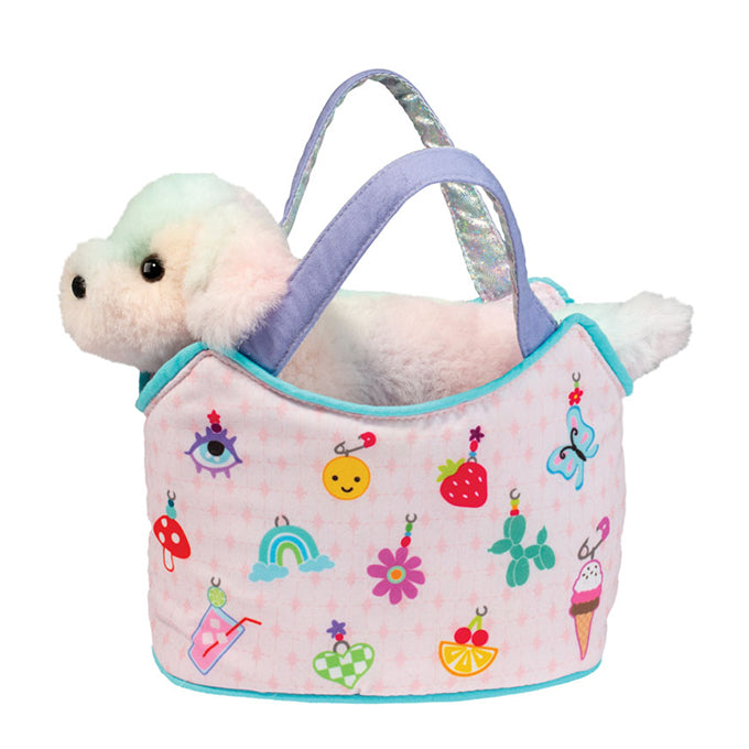 Douglas 7 Inch Charmingly Yours Sassy Sak with Dog Plush Toy