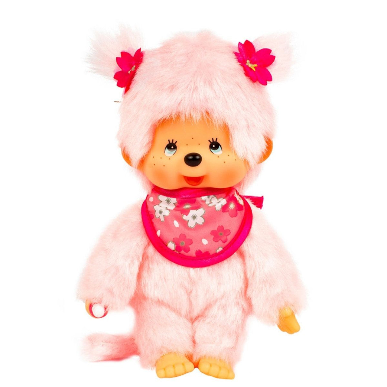 Monchhichi 8 Inch Pink Sakura Girl Cherry Blossom Plush Toy