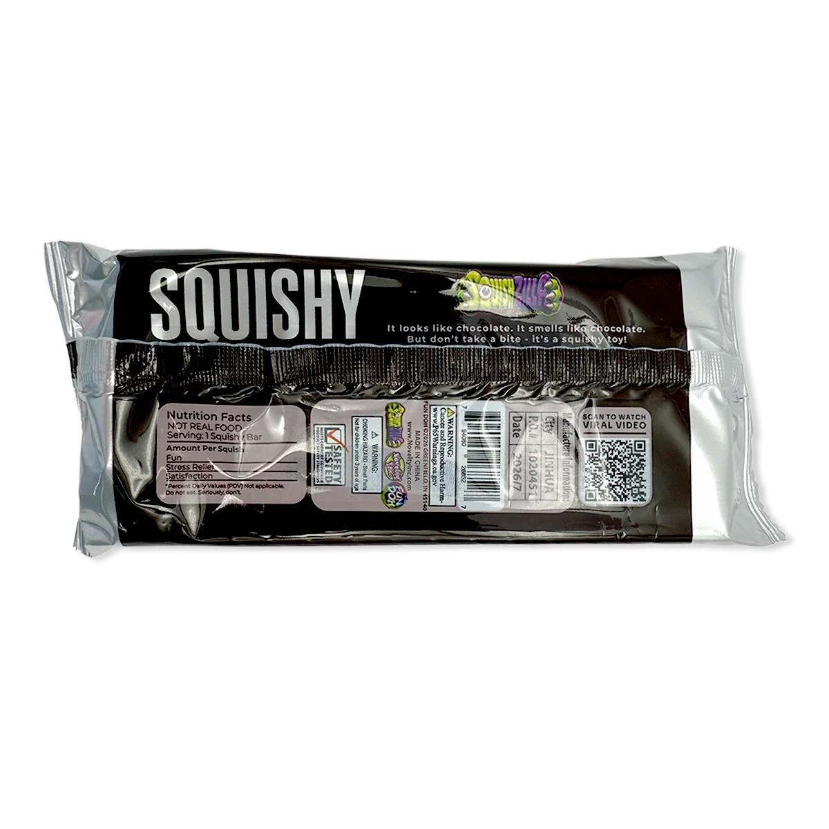 Fun Doh 8 Inch Squishy Chocolate Bar Slow Rise Sensory Fidget Toy