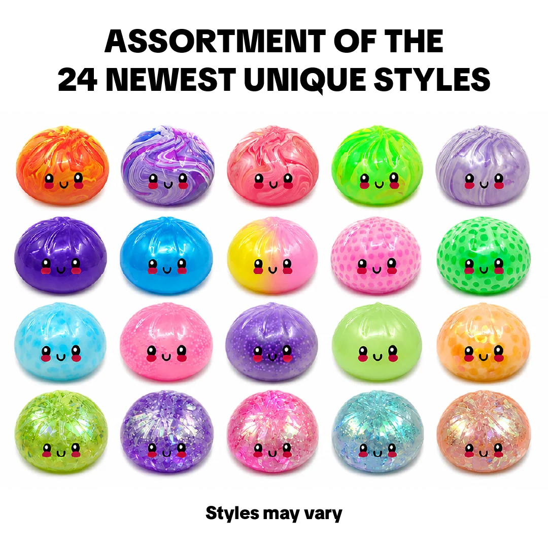 Fun Doh 4 Inch Mystery Dumpling Collectable Steamer SERIES 2 Glampling Squishy Toy