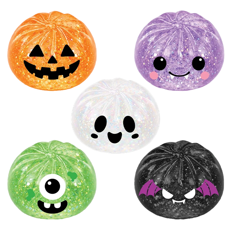 Fun Doh 2.25 Inch MINI Petite Spooky Steamers Halloween Mystery Squishy Dumpling