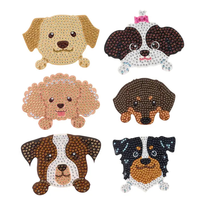 Diamond Art Club Dogs - Plants Diamond Painting Kit