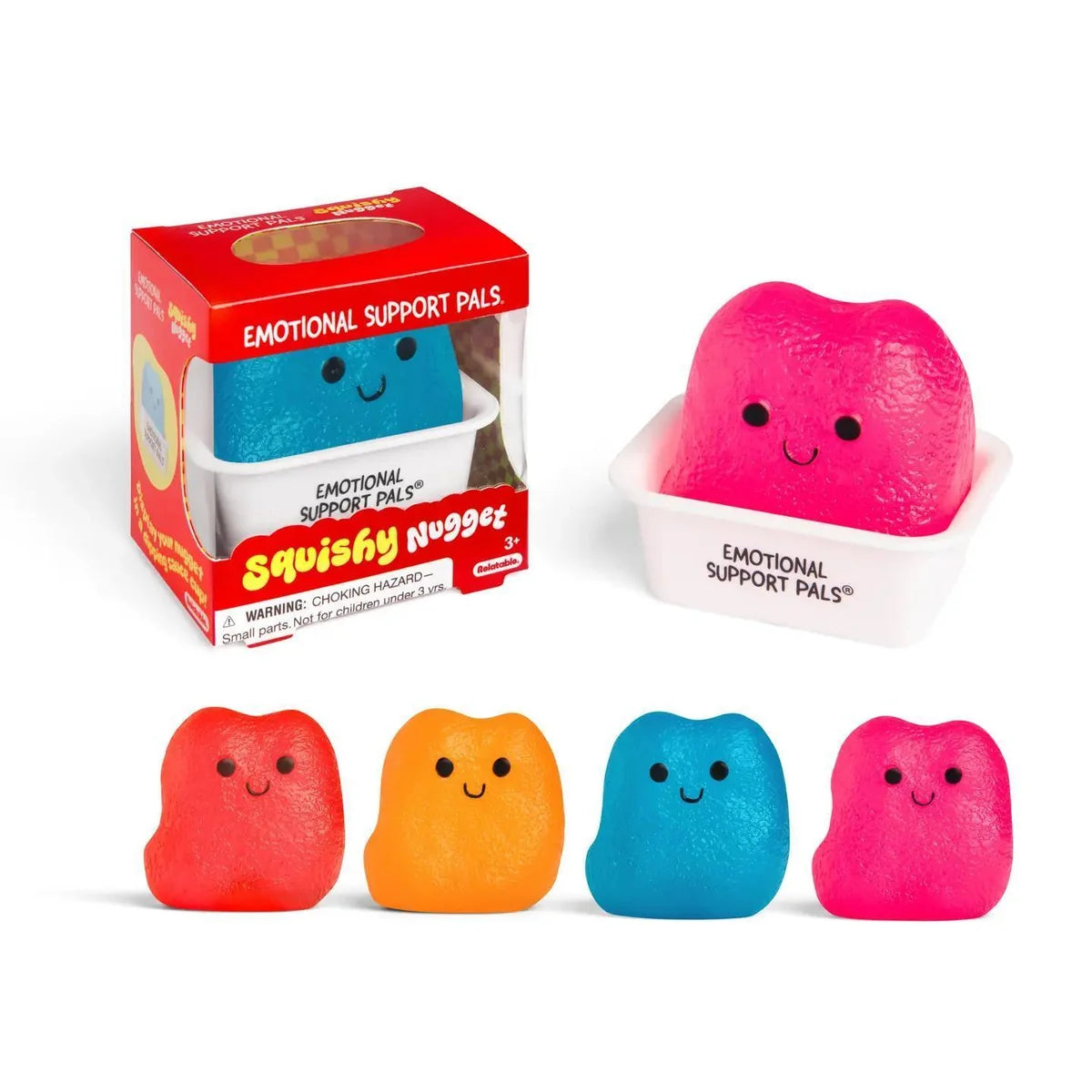 Emotional Support Pals Nugget Squishy - Sugar Squish Sensory Toy Assorted