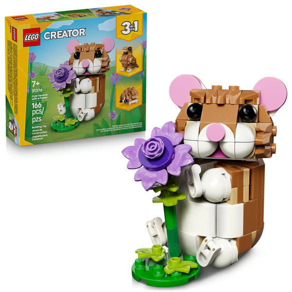 LEGO® Creator 3in1 Cute Hamster with a Flower 31376