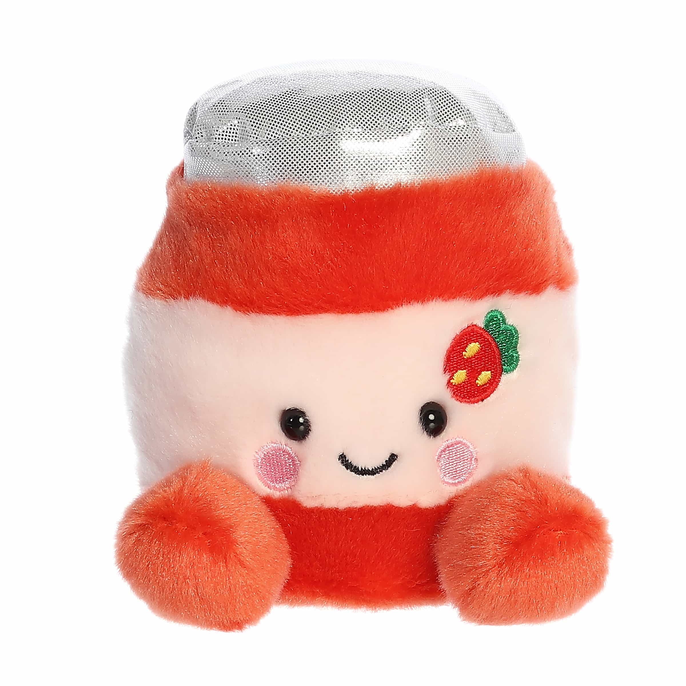 Palm Pals 5 Inch JJ the Strawberry Jelly Plush Toy