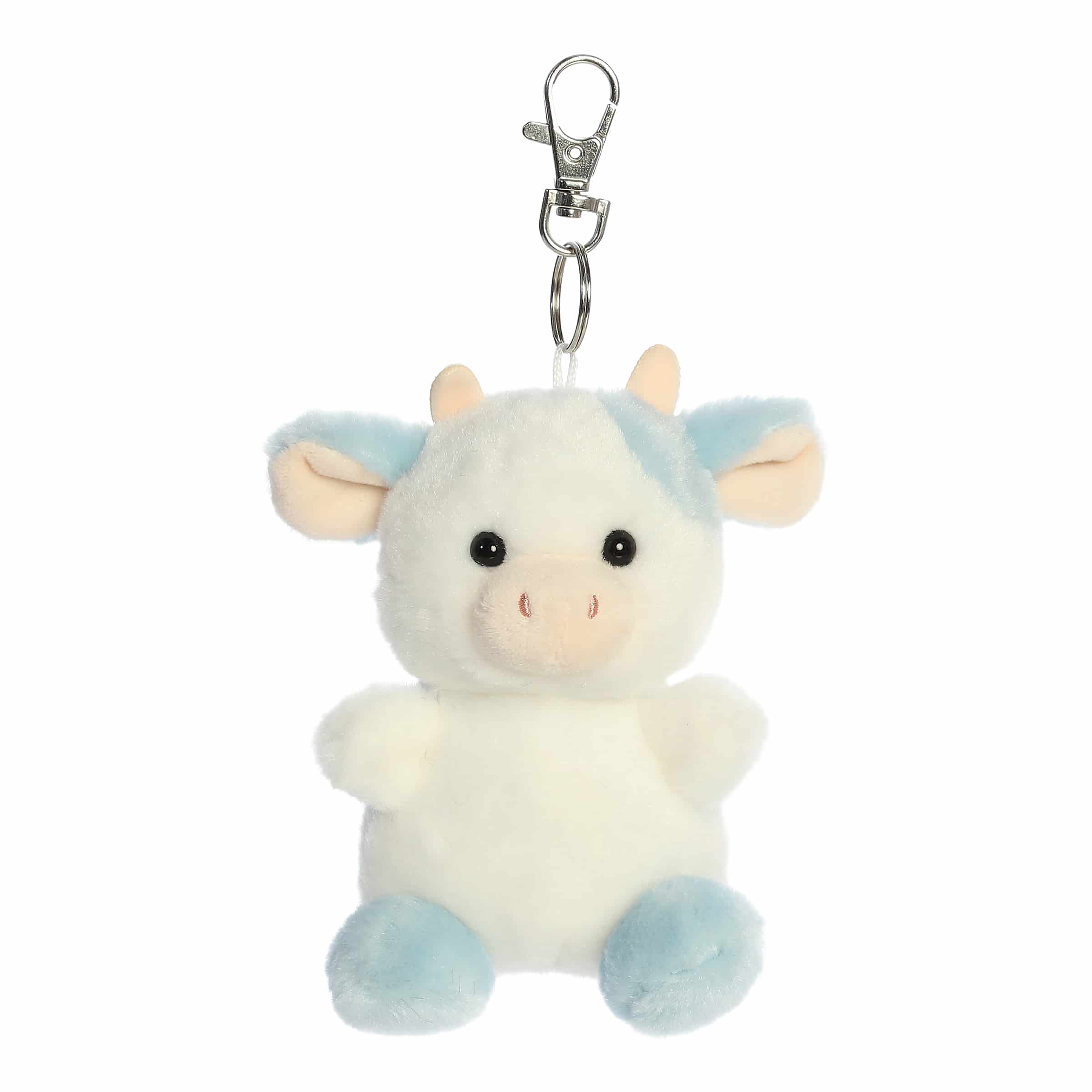 Palm Pals 4 Inch Skyla the Blueberry Cow Plush Clip
