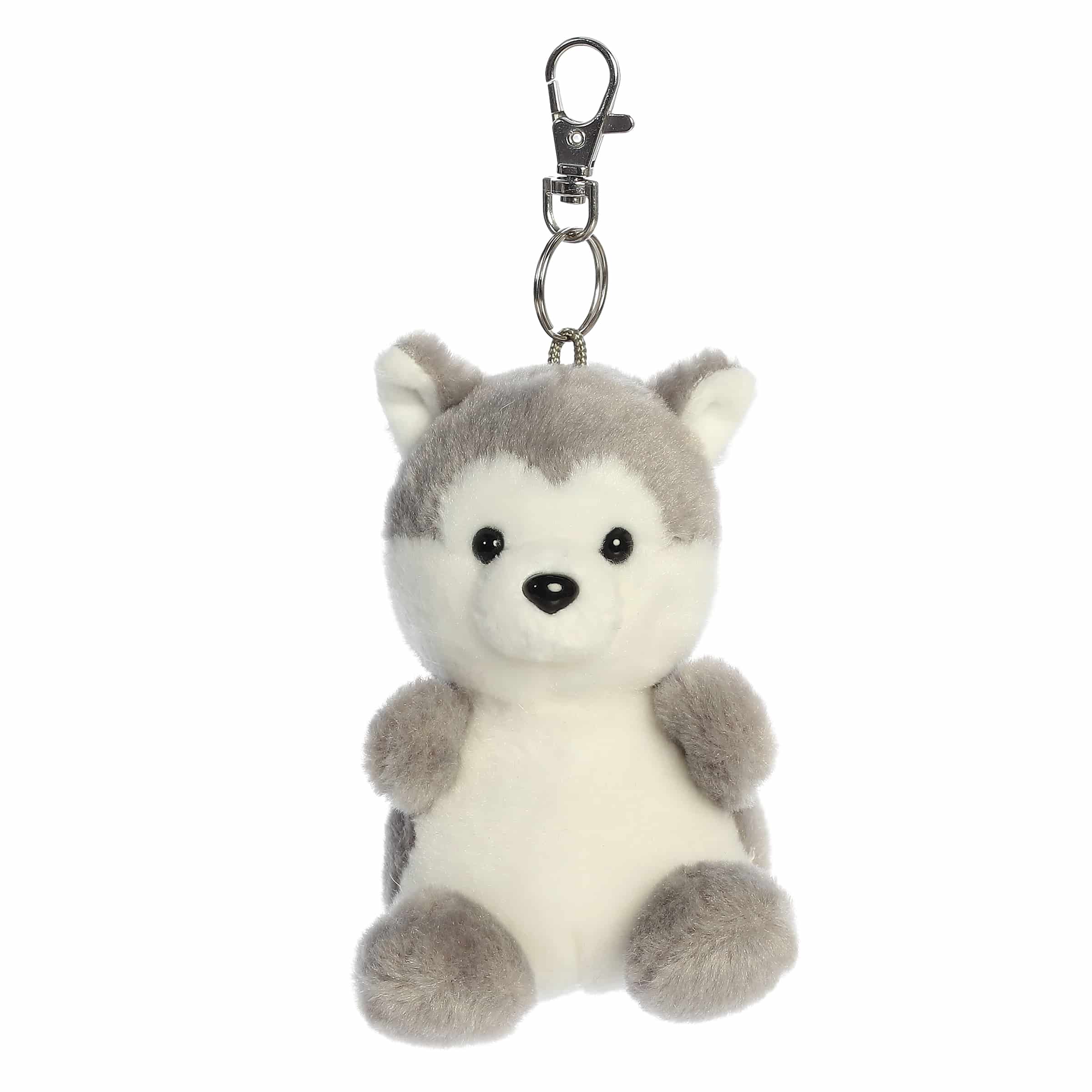 Palm Pals 4 Inch Busky the Husky Plush Clip