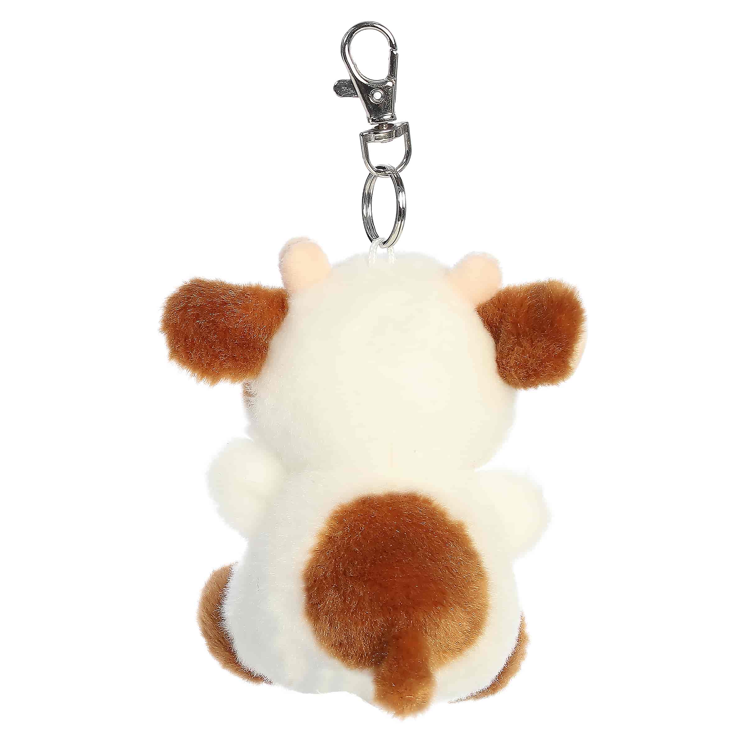Palm Pals 4 Inch Caroline the Brown Cow Plush Clip