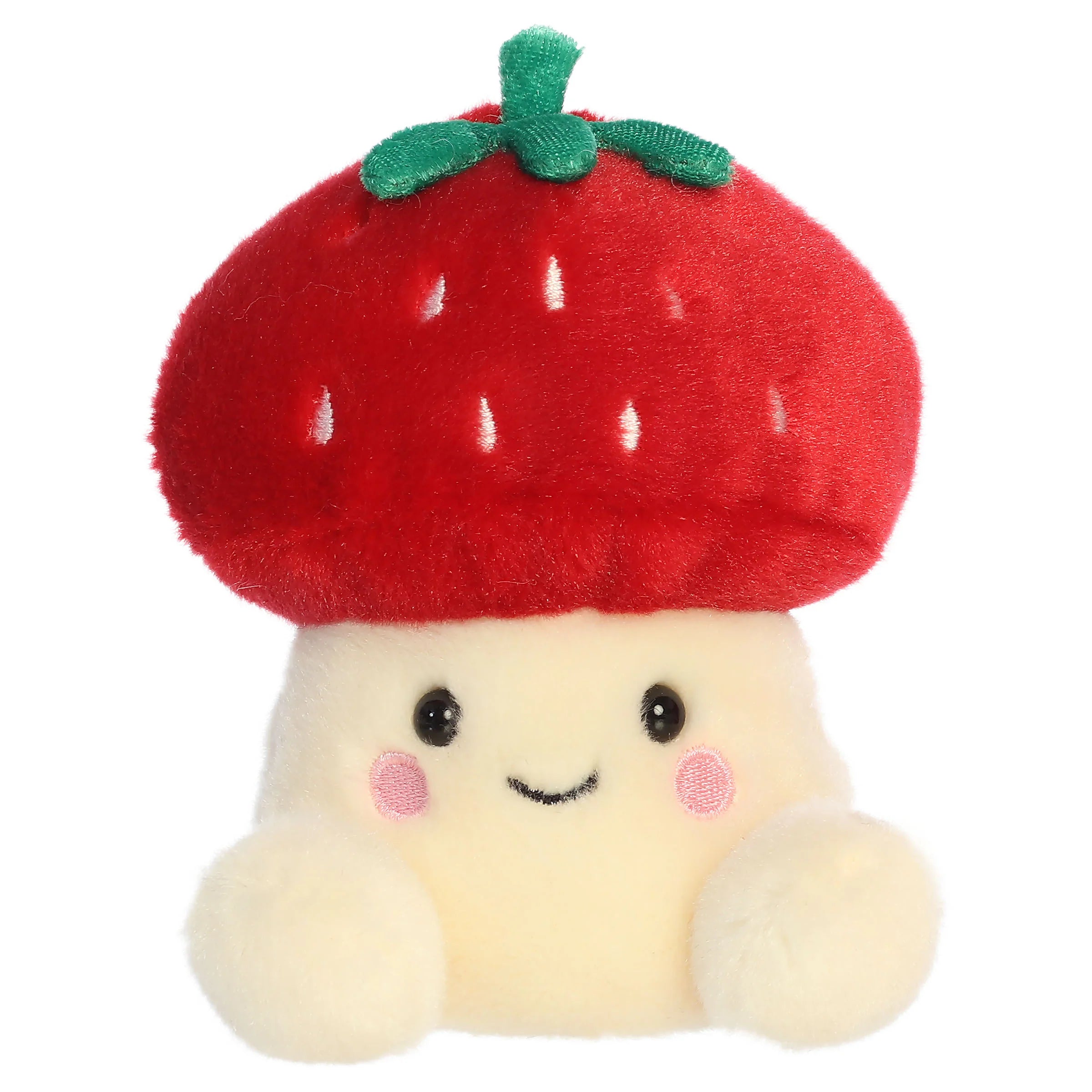 Palm Pals 5 Inch Lucy the Strawberry Mushroom Plush Toy