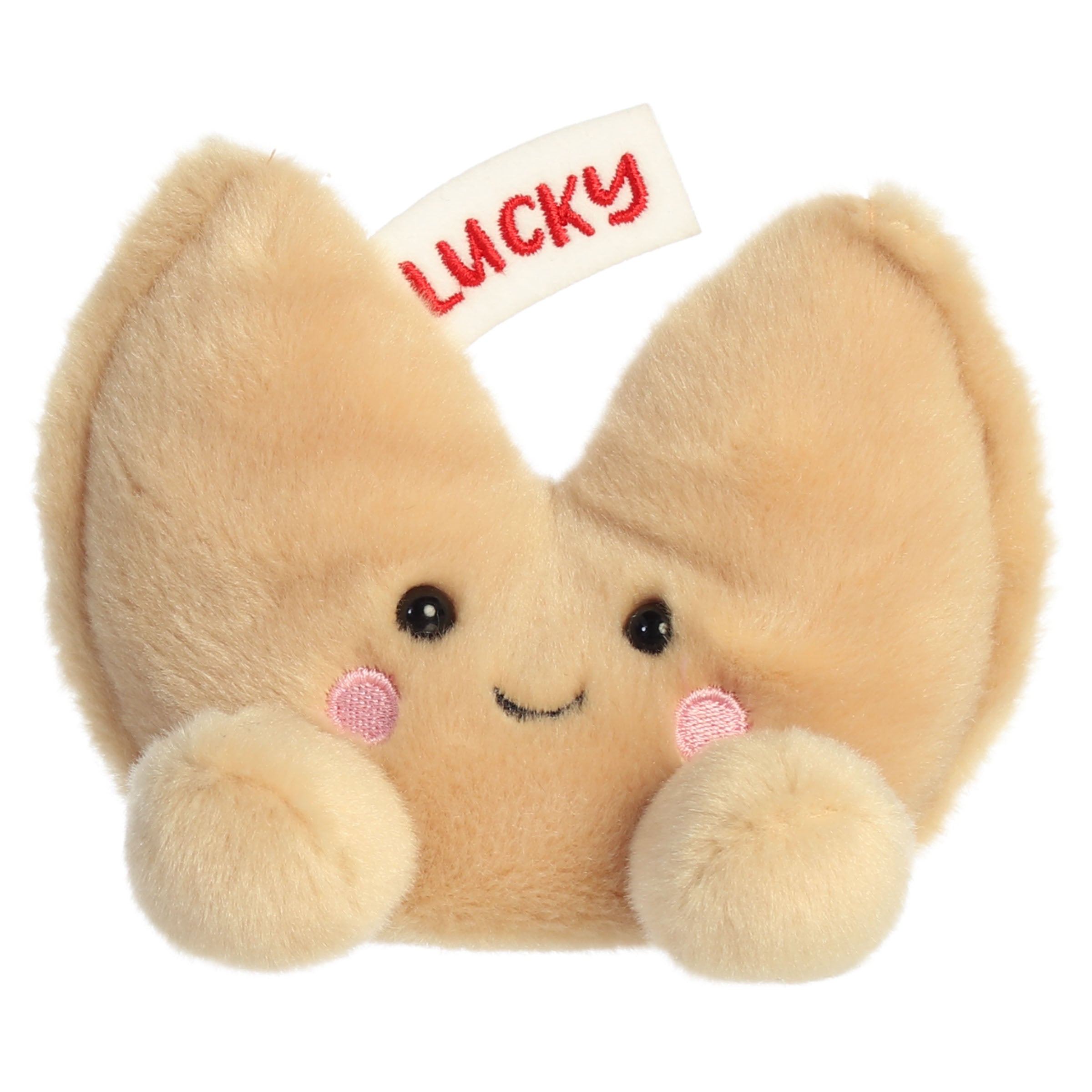 Palm Pals 5 Inch Lucky the Fortune Cookie Plush Toy