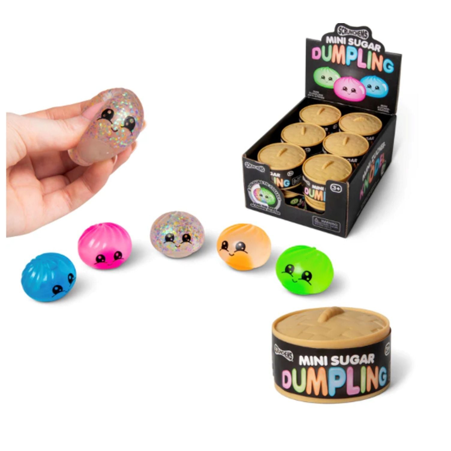 Scrunchems Mini Sugar Dumpling 1.5 Inch Mystery Squishy Sensory Toy