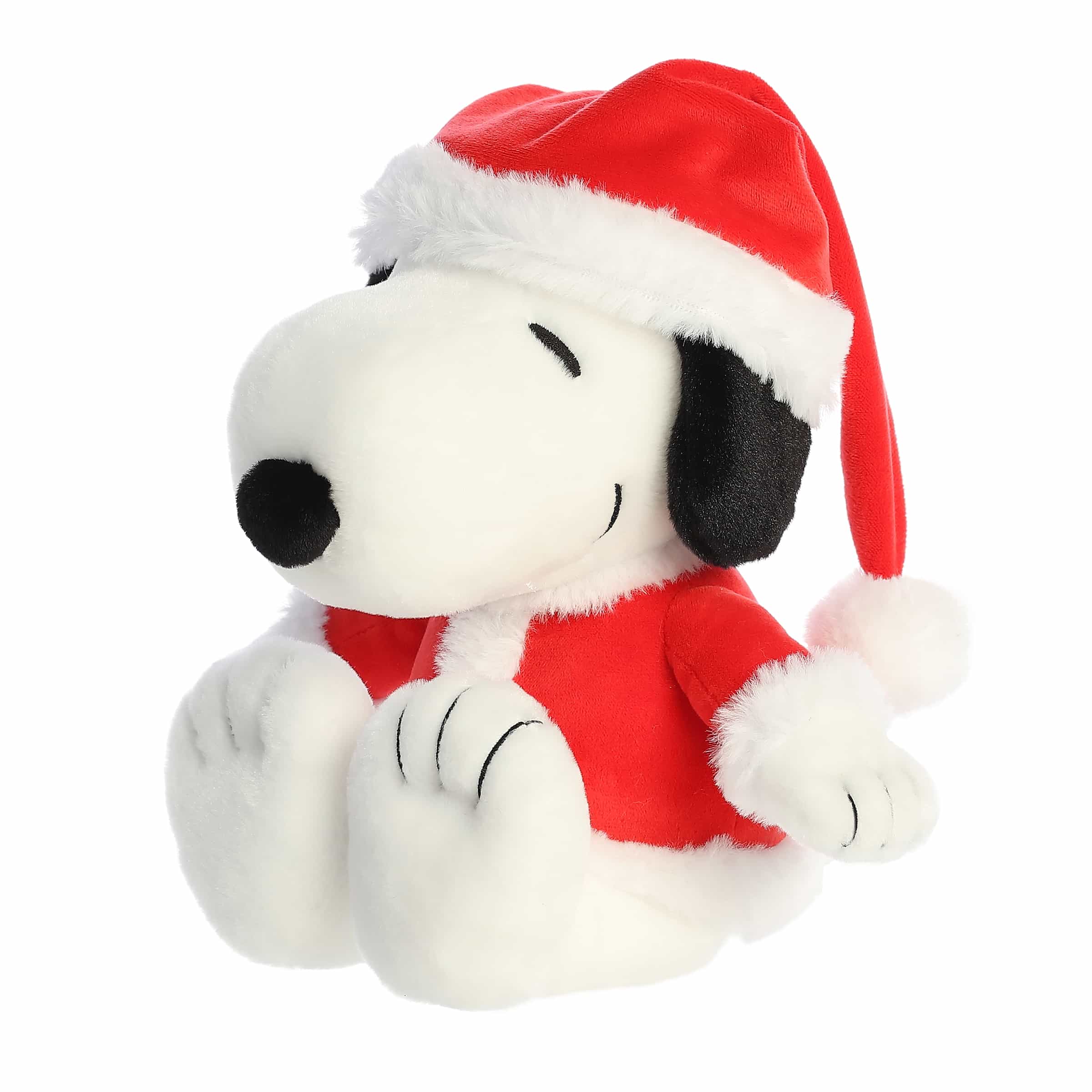 Aurora Plush 12 Inch Peanuts Santa Snoopy Holiday Plush Toy