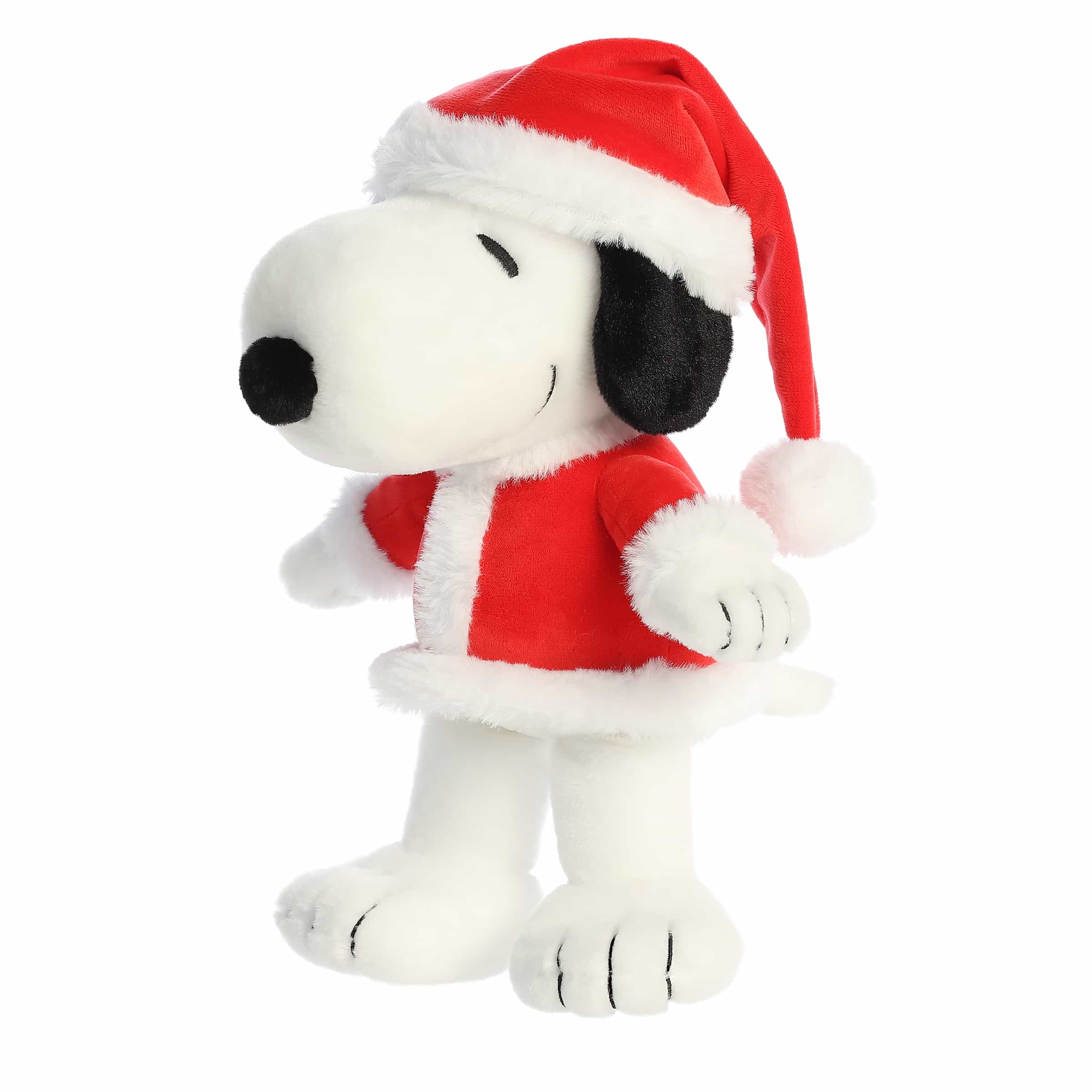 Aurora Plush 12 Inch Peanuts Santa Snoopy Holiday Plush Toy
