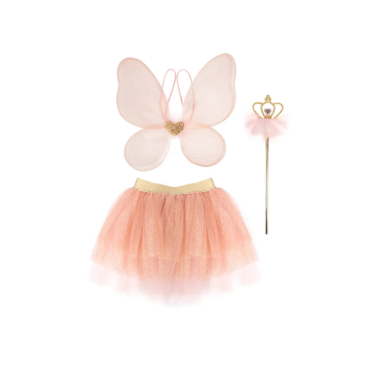 Great Pretenders Royal Fairy Princess Skirt Set - Size 4-6 - Pink