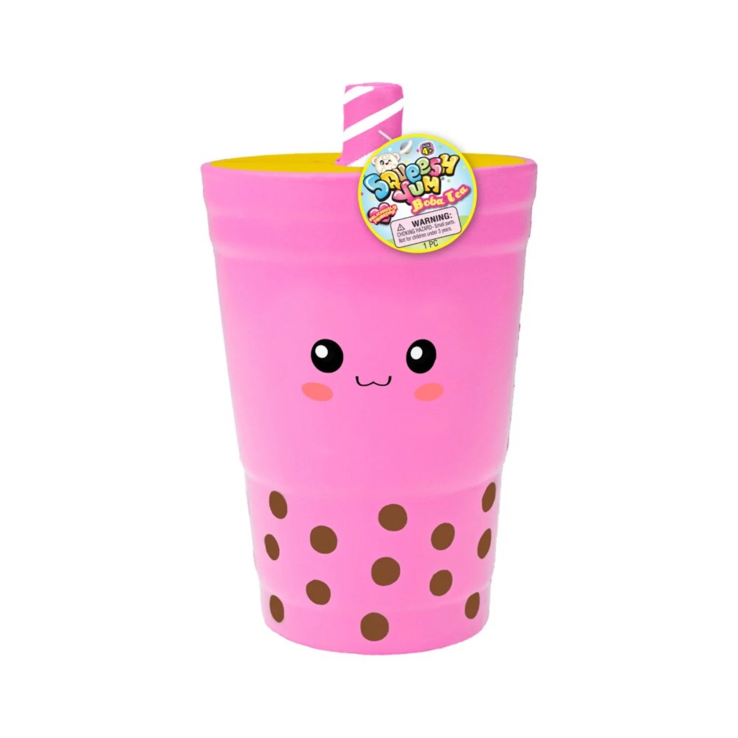 Ja-Ru Squeesh Yum 6 Inch Boba Tea Foam Squishy Sensory Toy - Assorted