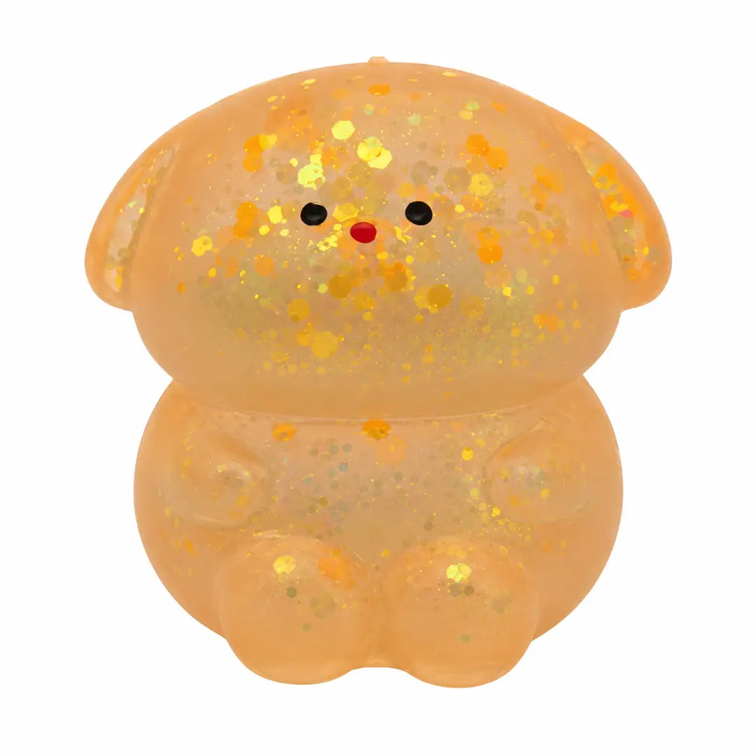 Sugar Gel Squishy 3 Inch Glitter Pupz Maltose Filled Sensory Toy - Assorted