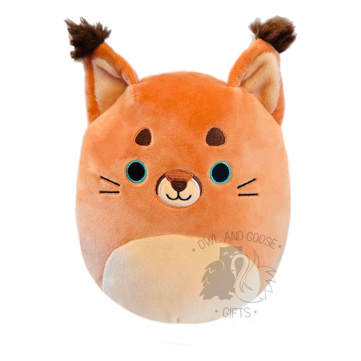 Squishmallow 5 Inch Ferraz the Caracal Cat Plush Toy - Owl & Goose Gifts