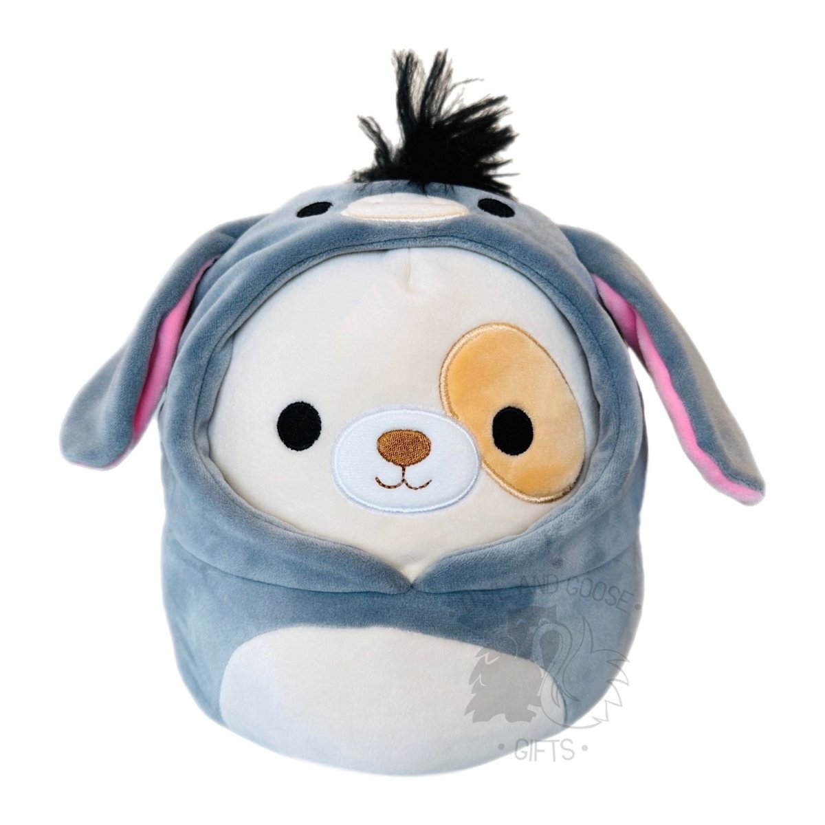 Squishmallow 5 Inch Harris the Dog in Donkey Costume Plush Toy - Owl & Goose Gifts