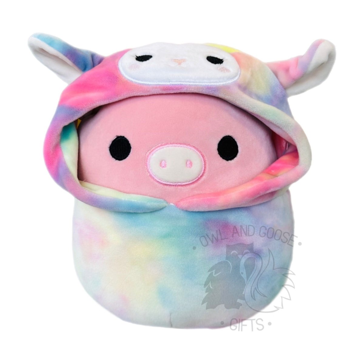 Squishmallow 5 Inch Peter the Pig in Lamb Costume Plush Toy - Owl & Goose Gifts