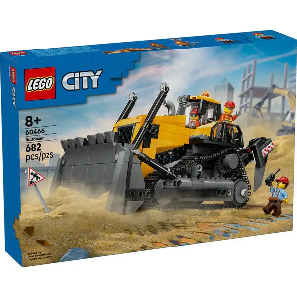 LEGO® CITY Yellow Bulldozer with Front Loader 60466