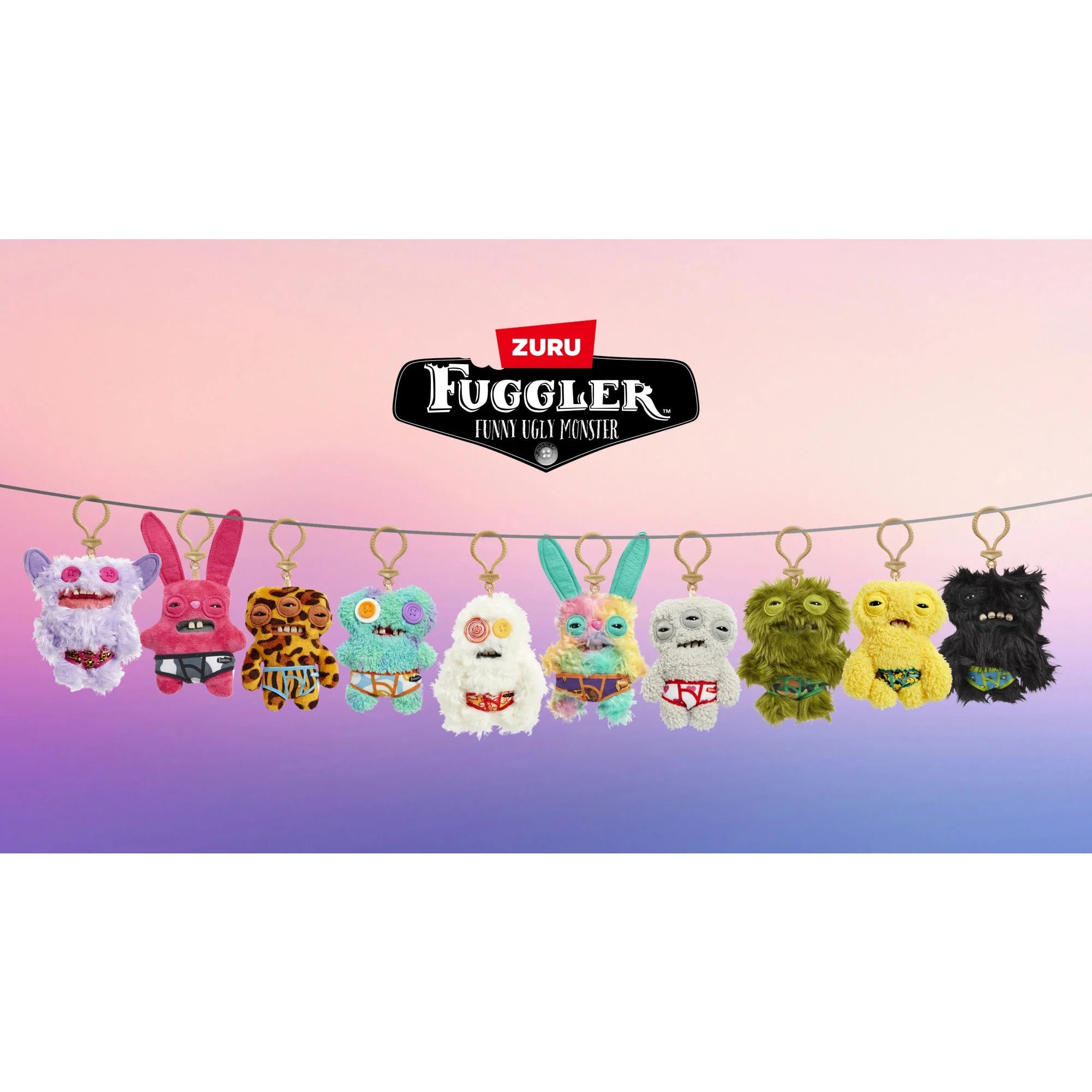 Zuru Fugglers 5 Inch Plush Keyring - Sasquooch