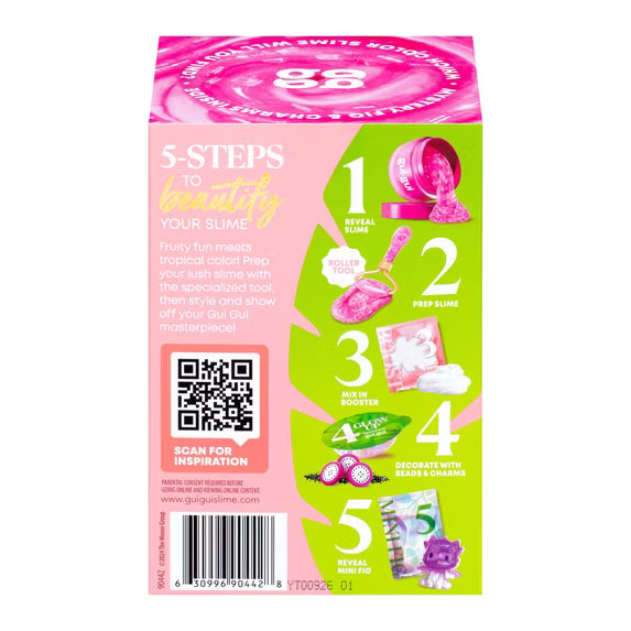 Gui Gui Slime Kit Single Mystery Jar FRUITY GLOW EDIT - Crunch Slime