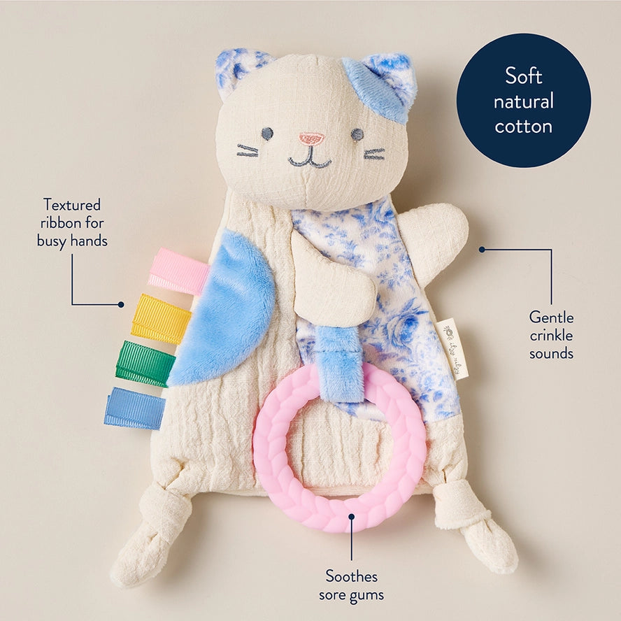 Itzy Ritzy Bitzy Crinkle™ Kitty Plush Teether Toy