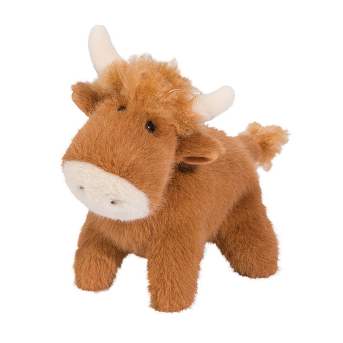 Douglas 8 Inch Muzzle Hank the Highland Cow Plush Toy