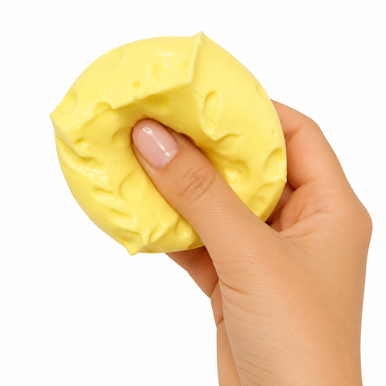 Vaseline Cheese 2 Inch Moldable Squishy Sensory Toy