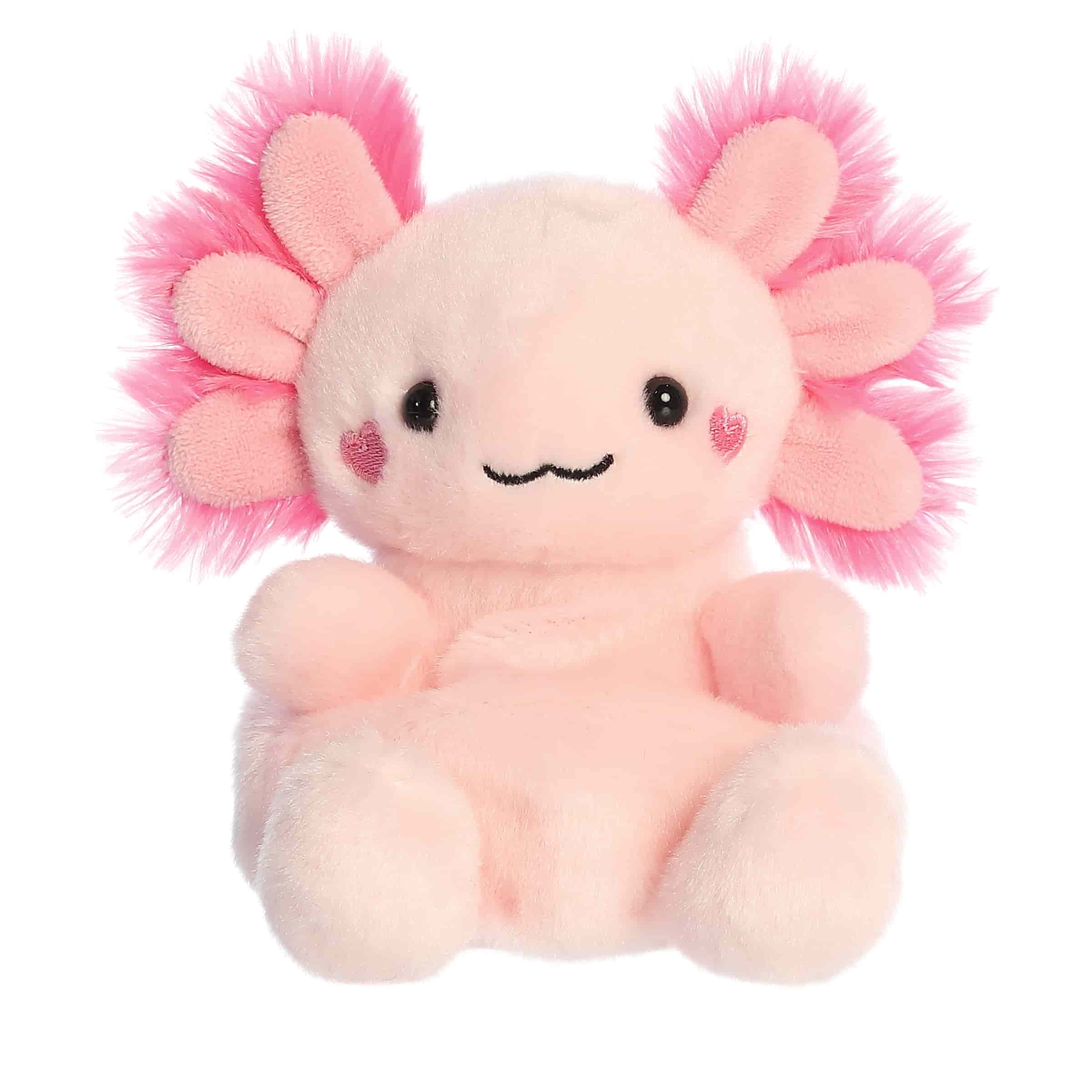Palm Pals 5 Inch Xena the Love Axolotl Valentine Plush Toy
