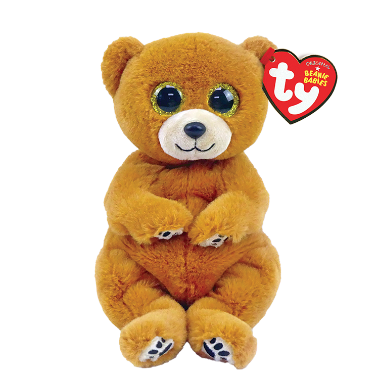 Ty Beanie Bellies 8 Inch Duncan the Brown Bear Plush Toy