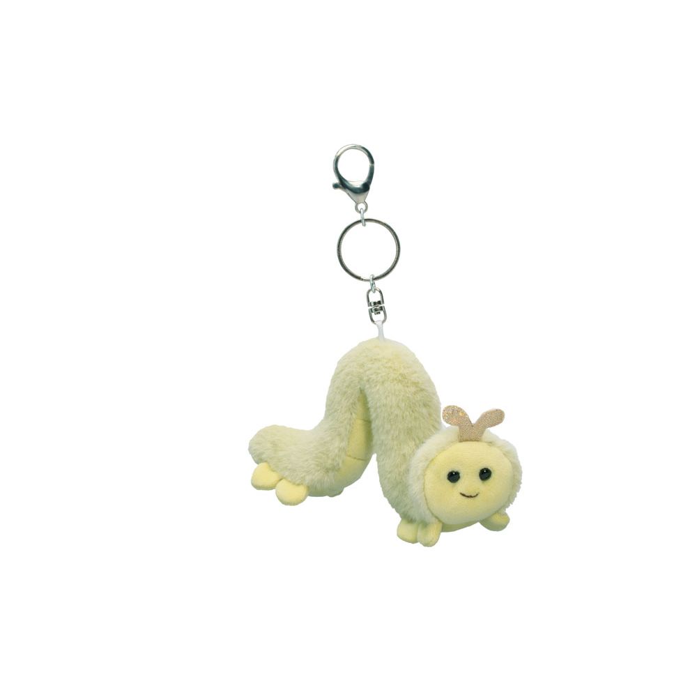Douglas 5 Inch Inchworm Bag Charm Plush Clip