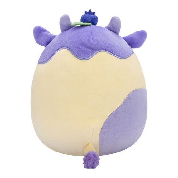 Squishmallow 8 Inch Benito the Blueberry Cheesecake Cow Plush Toy - Owl & Goose Gifts